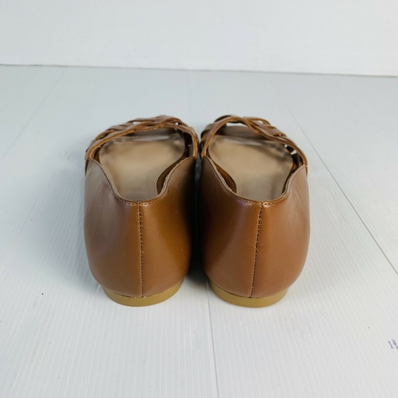 Dune Londen Leather Brown Flats EU38 - Picture 4 of 8